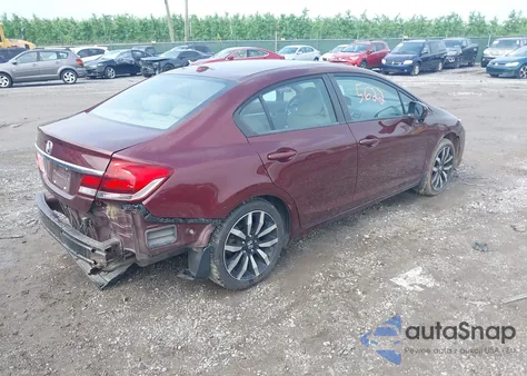 2014 Honda Civic Ex-L из США, поврежденный, VIN 19XFB2F91EE244616